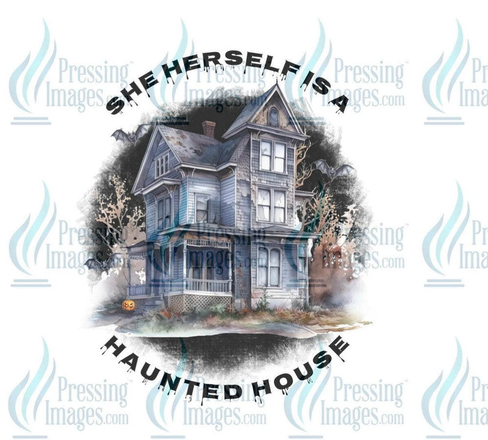 DTF: 650 She herself is haunted - Pressing Images