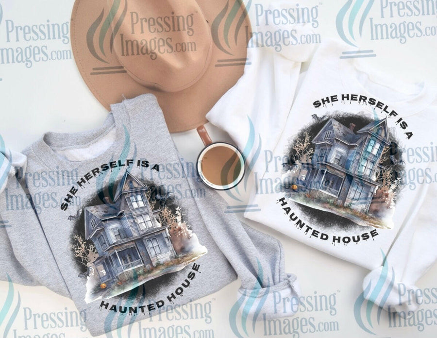 DTF: 650 She herself is haunted - Pressing Images