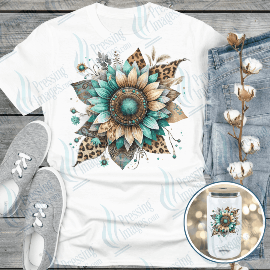 DTF 6522 Western Sunflower - Pressing Images