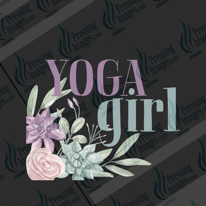 DTF 6524 Yoga Girl - Pressing Images