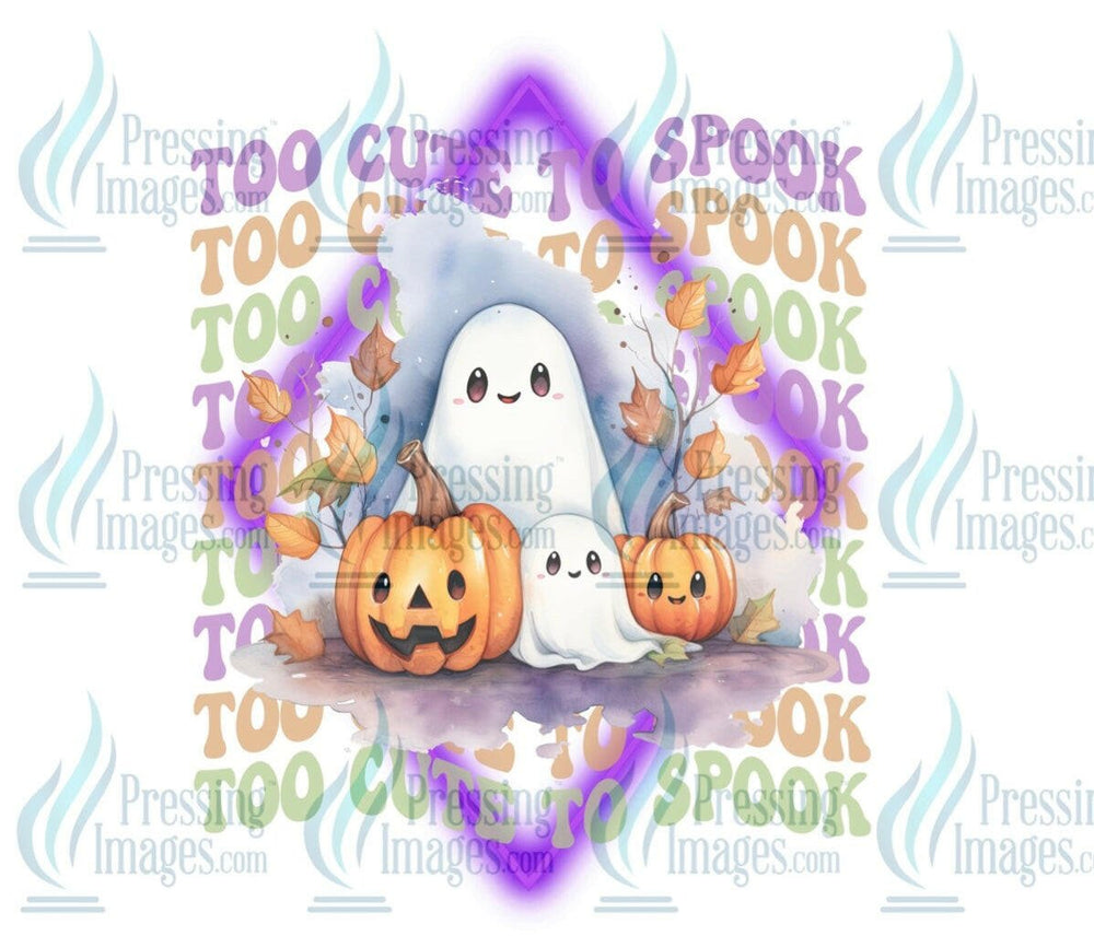 DTF: 653 Too cute to spook - Pressing Images