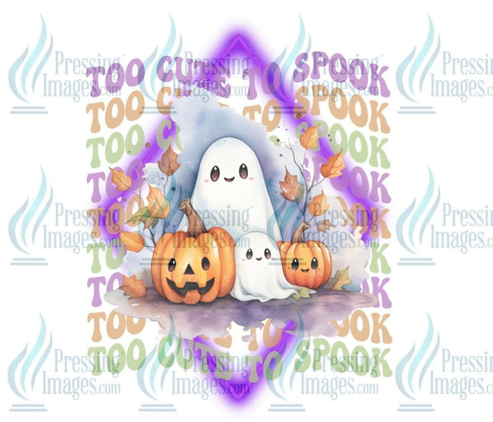 DTF: 653 Too cute to spook - Pressing Images