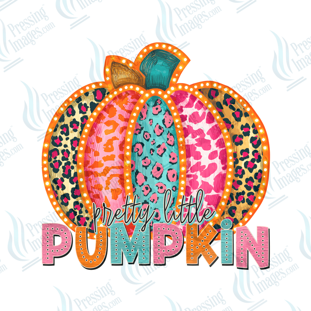 DTF 6534 Pretty Little Pumpkin - Pressing Images