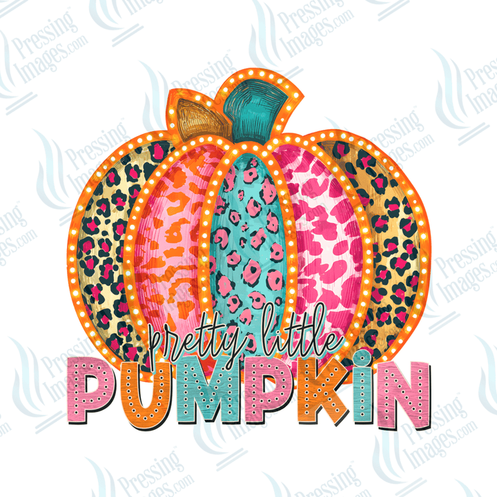 DTF 6534 Pretty Little Pumpkin - Pressing Images