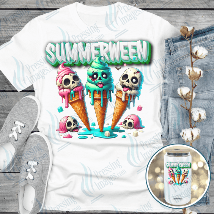 DTF 6539 Summerween - Pressing Images