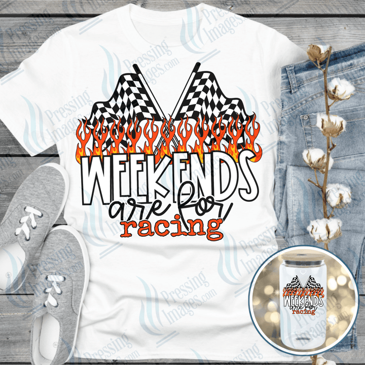 DTF 6540 Weekends Are For Racing - Pressing Images