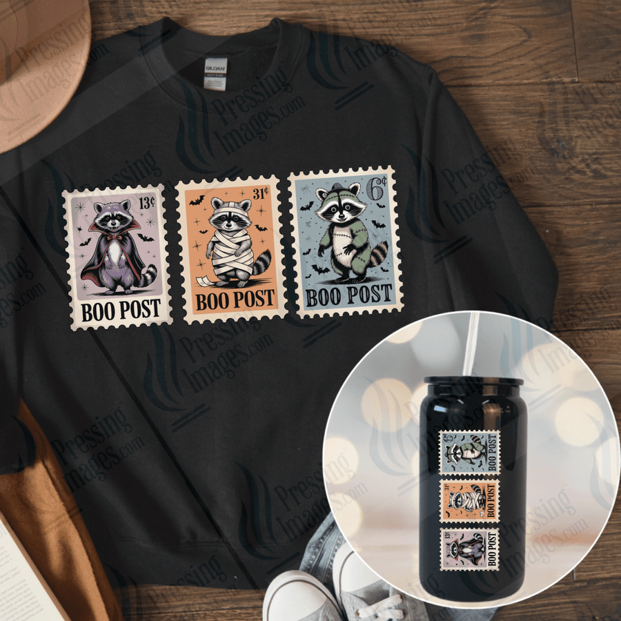 DTF 6544 Boo Post - Pressing Images