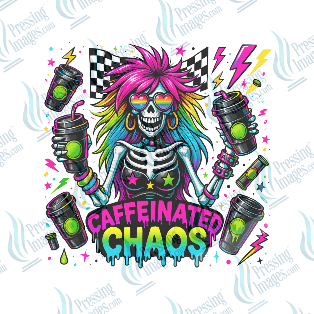 DTF 6550 Caffeinated Chaos - Pressing Images