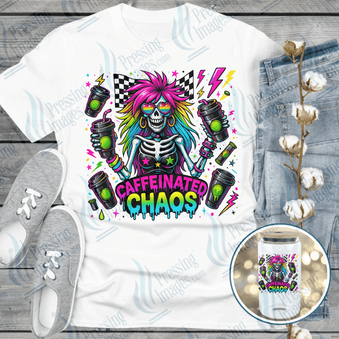 DTF 6550 Caffeinated Chaos - Pressing Images