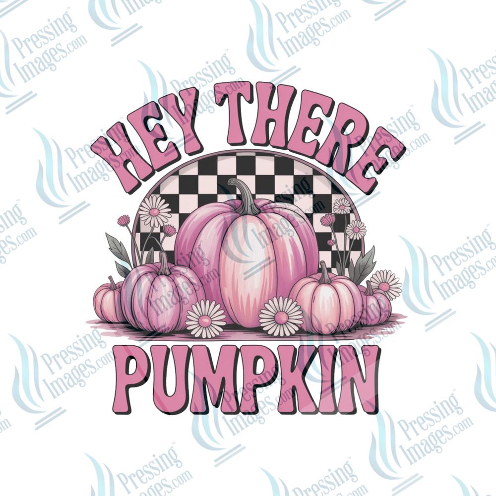 DTF 6556 Hey There Pumpkin - Pressing Images