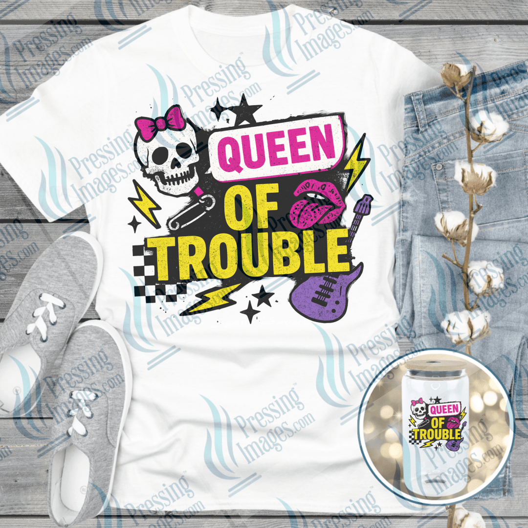 DTF 6568 Queen Of Trouble — Pressing Images Canada