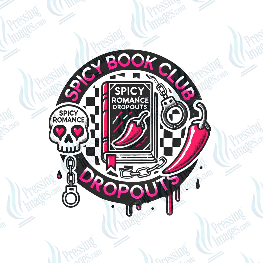 DTF 6576 Spicy Book Club - Pressing Images