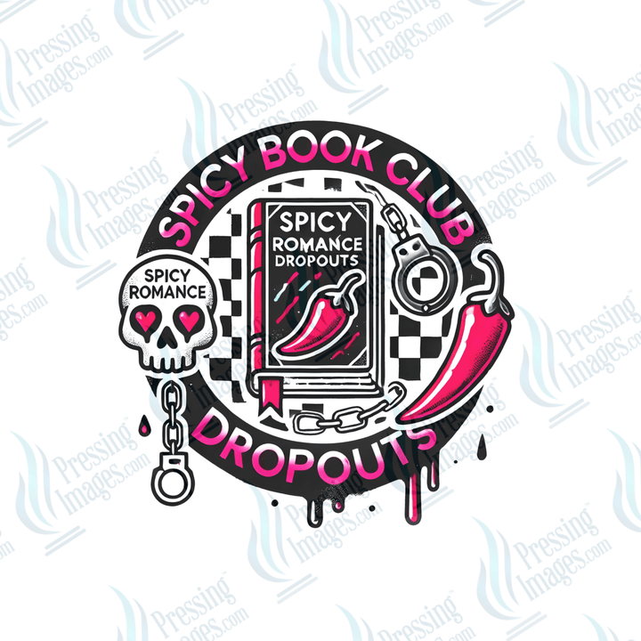DTF 6576 Spicy Book Club - Pressing Images