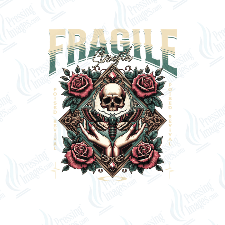 DTF 6586 Fragile Strength - Pressing Images