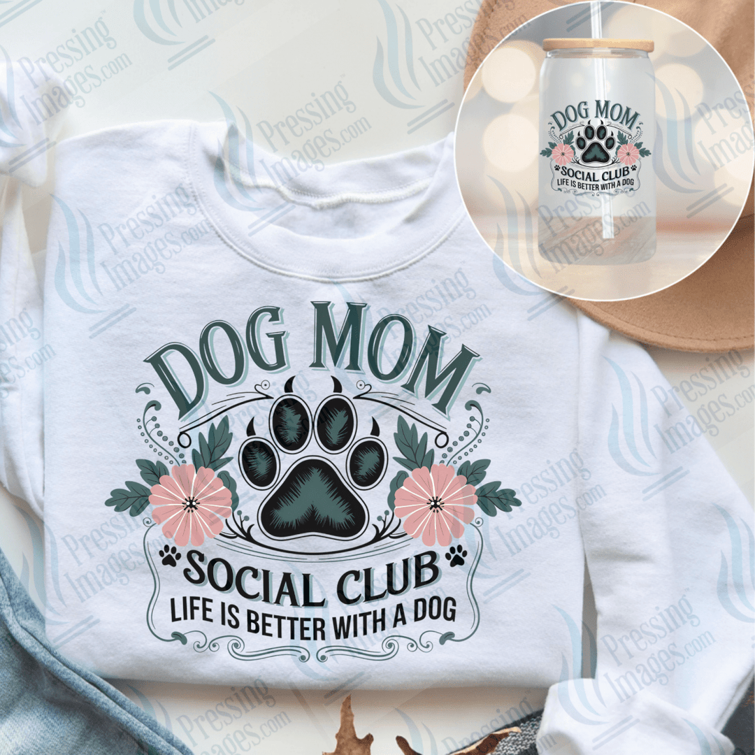 DTF 6590 Dog Mom Social — Pressing Images Canada