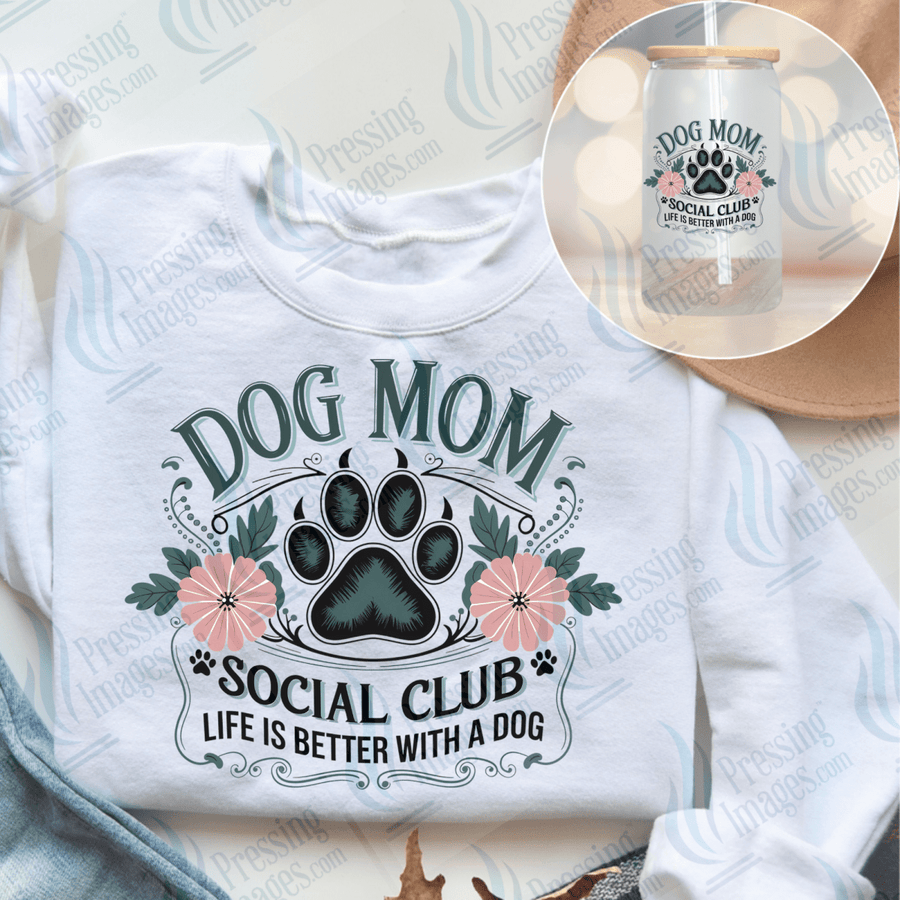 DTF 6590 Dog Mom Social — Pressing Images Canada