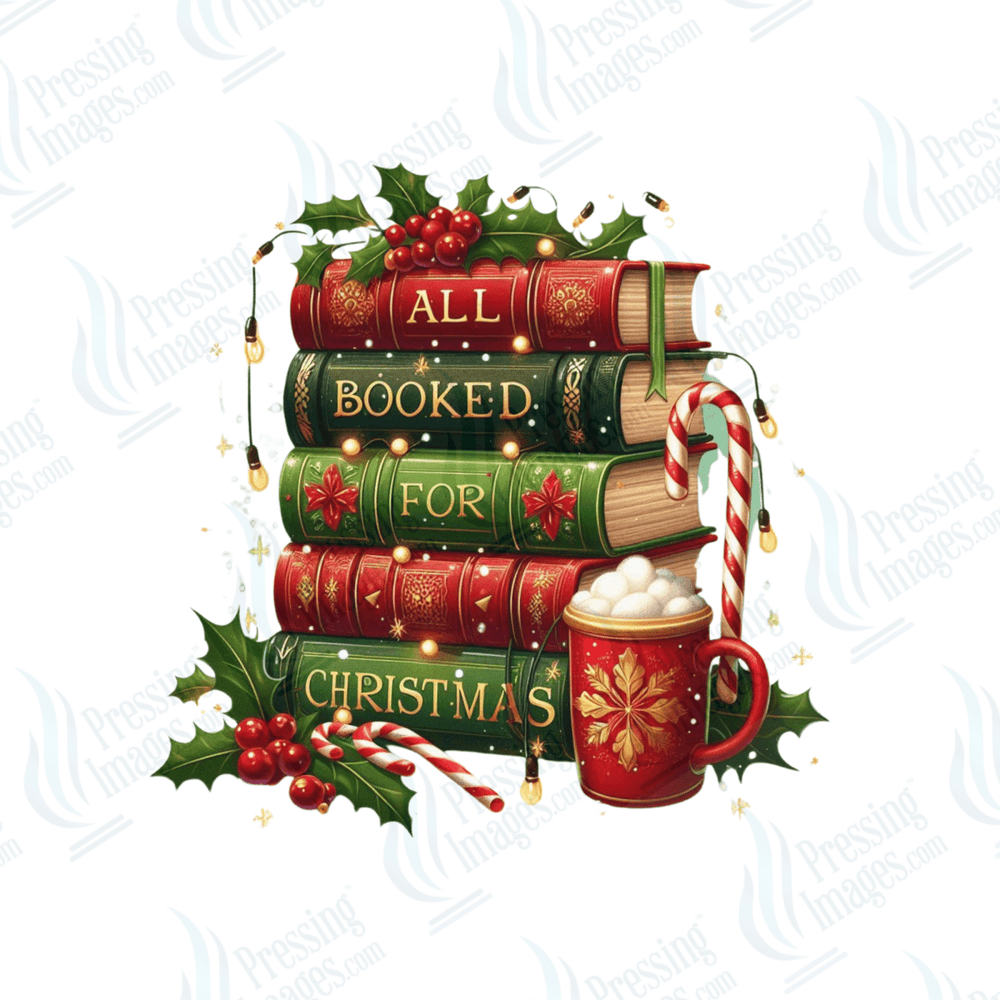 DTF 6593 All Booked For Christmas - Pressing Images