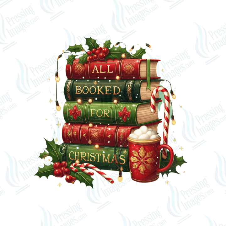DTF 6593 All Booked For Christmas - Pressing Images