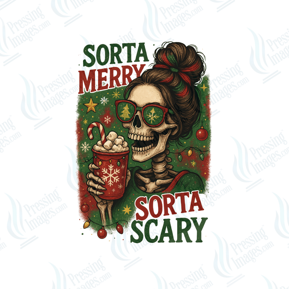 DTF 6595 Sorta Merry - Pressing Images