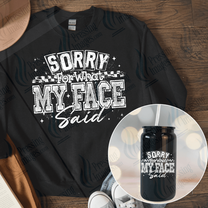 DTF 6602 My Face - Pressing Images