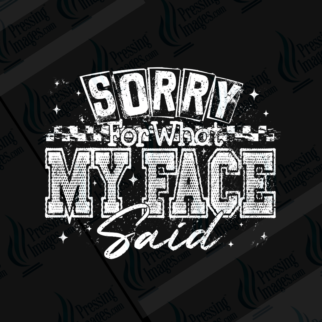 DTF 6602 My Face - Pressing Images