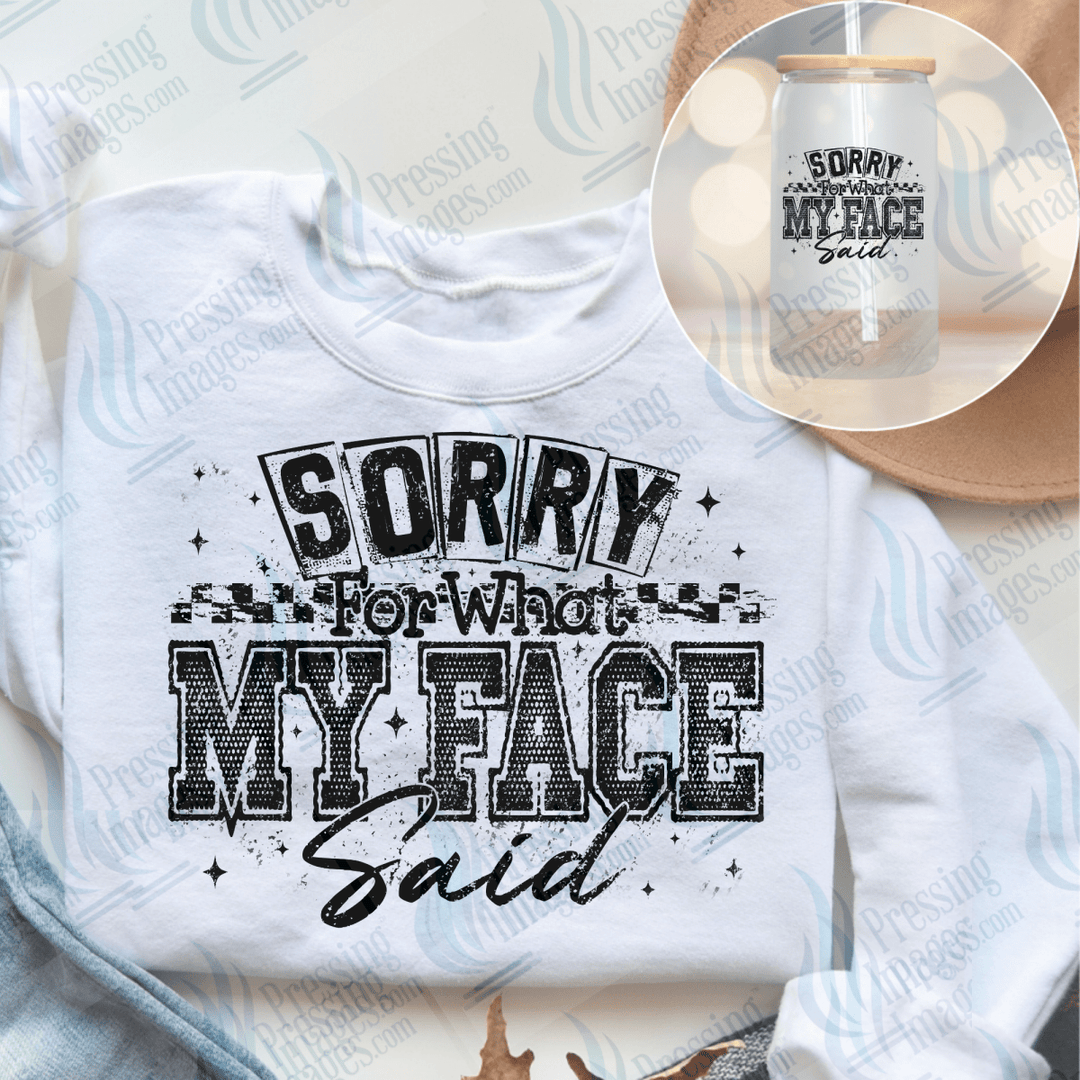 DTF 6602 My Face — Pressing Images Canada