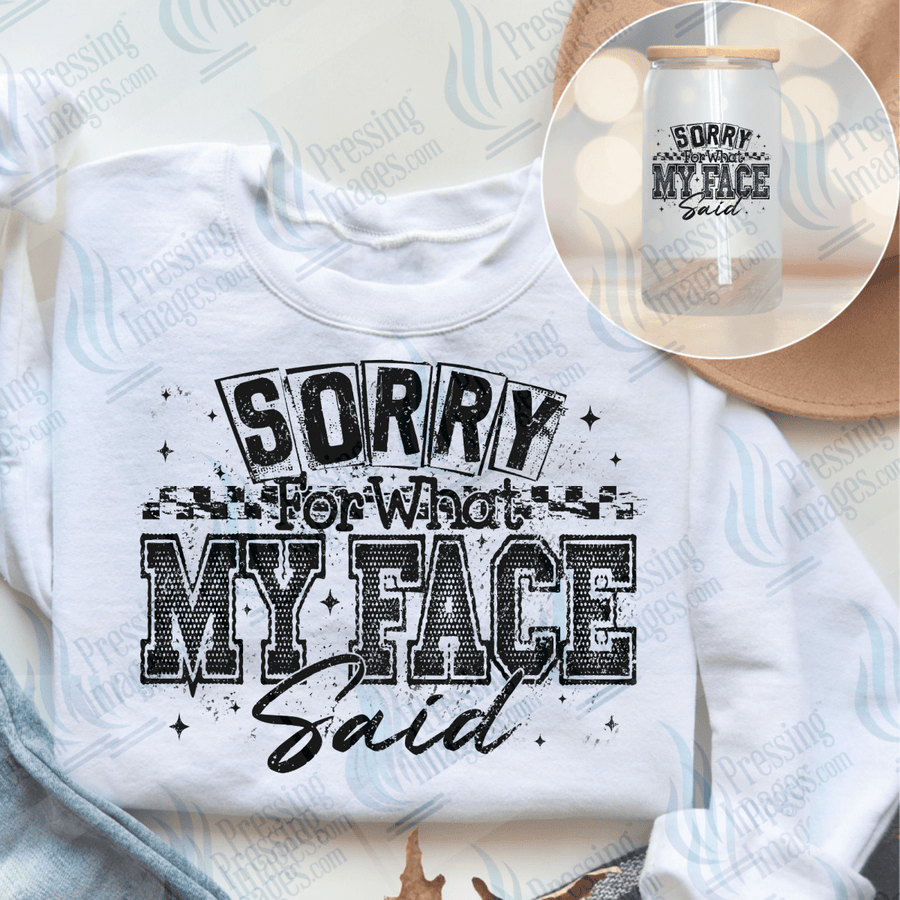 DTF 6602 My Face — Pressing Images Canada