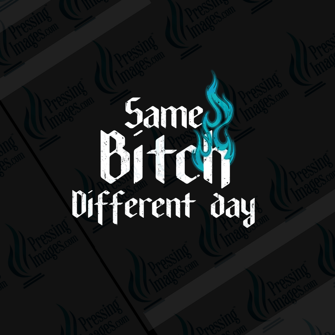 DTF 6612 Same Bitch Different Day - Pressing Images