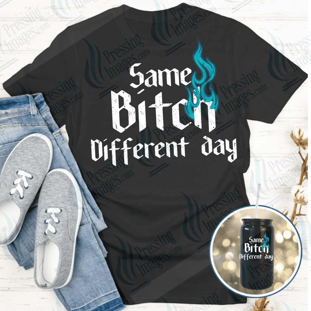DTF 6612 Same Bitch Different Day — Pressing Images Canada