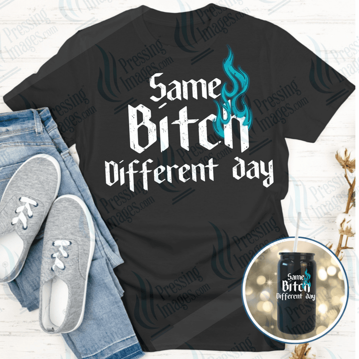DTF 6612 Same Bitch Different Day — Pressing Images Canada