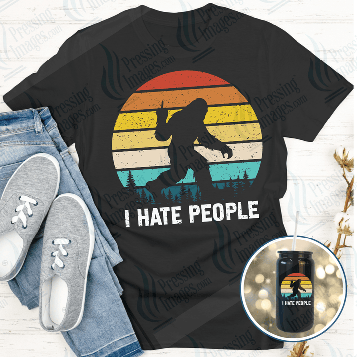 DTF 6631 I Hate People - Pressing Images