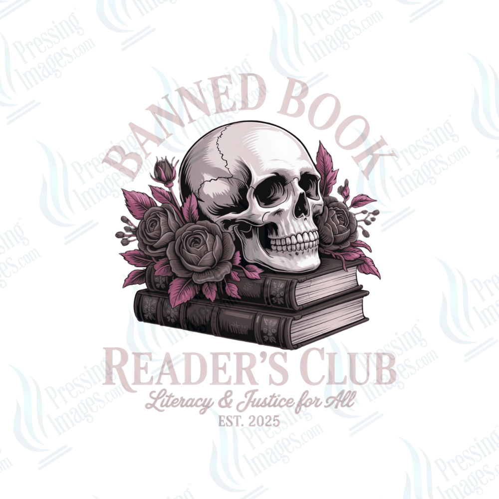 DTF 6645 Banned Books - Pressing Images
