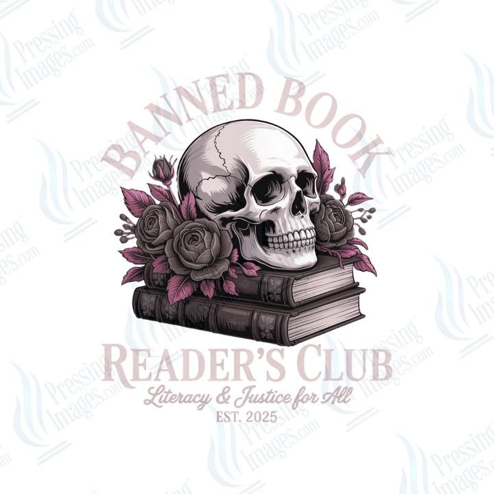 DTF 6645 Banned Books - Pressing Images