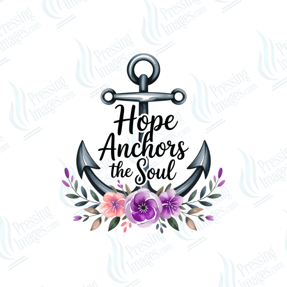 DTF 6653 Hope Anchors The Soul - Pressing Images