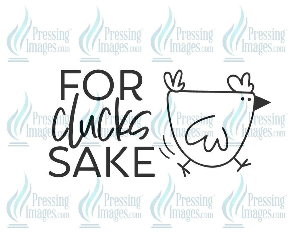 DTF: 666 For clucks sake - Pressing Images