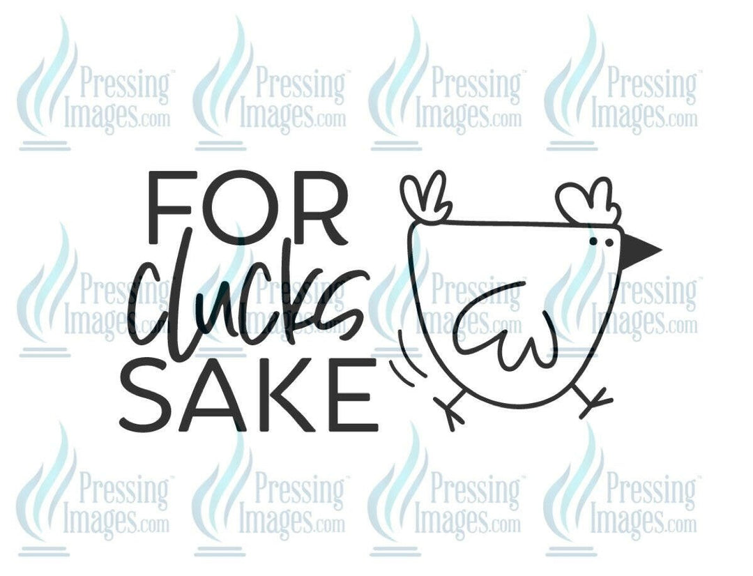 DTF: 666 For clucks sake - Pressing Images