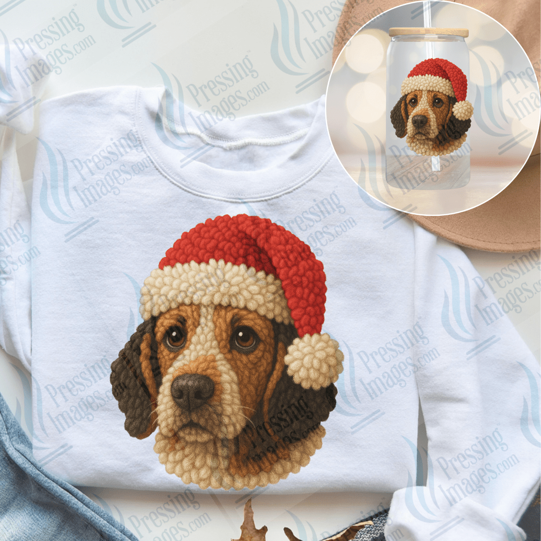 DTF 6671 Yarn Dog Collection - Pressing Images