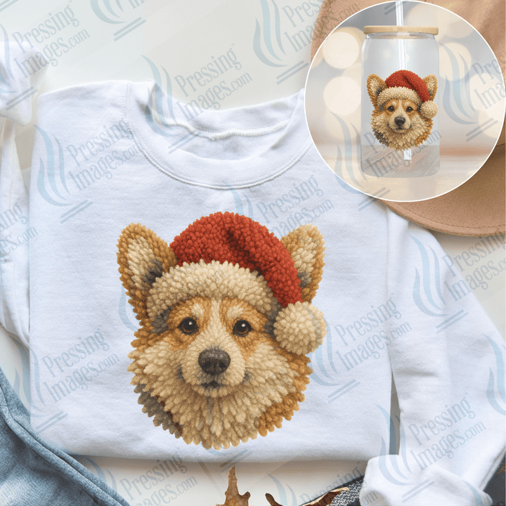 DTF 6671 Yarn Dog Collection - Pressing Images