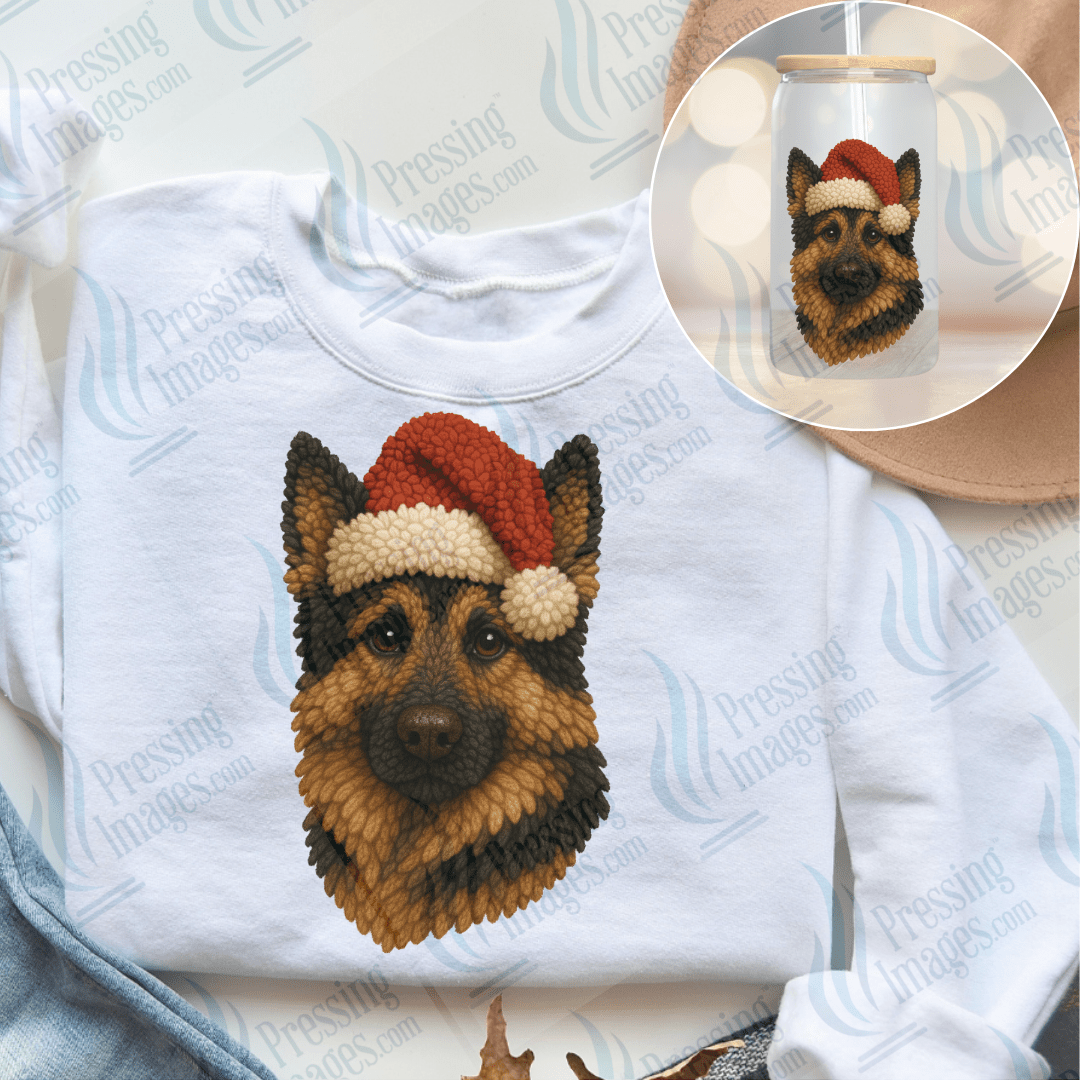 DTF 6671 Yarn Dog Collection - Pressing Images