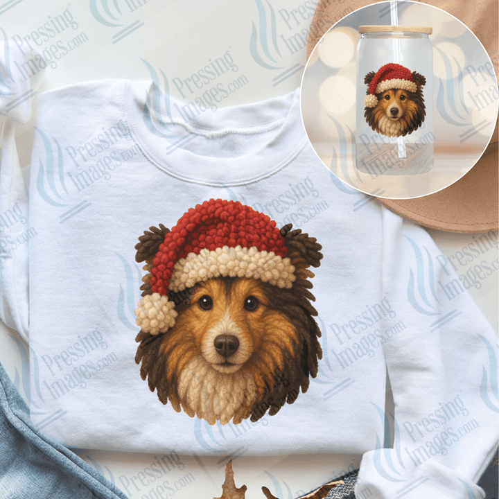 DTF 6671 Yarn Dog Collection - Pressing Images