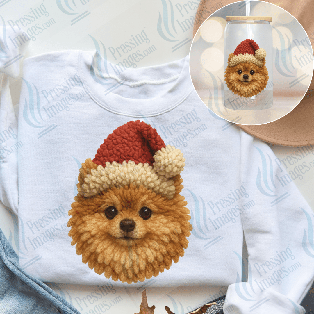 DTF 6671 Yarn Dog Collection - Pressing Images