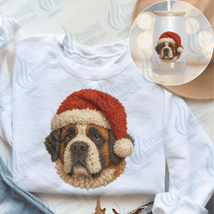 DTF 6671 Yarn Dog Collection - Pressing Images