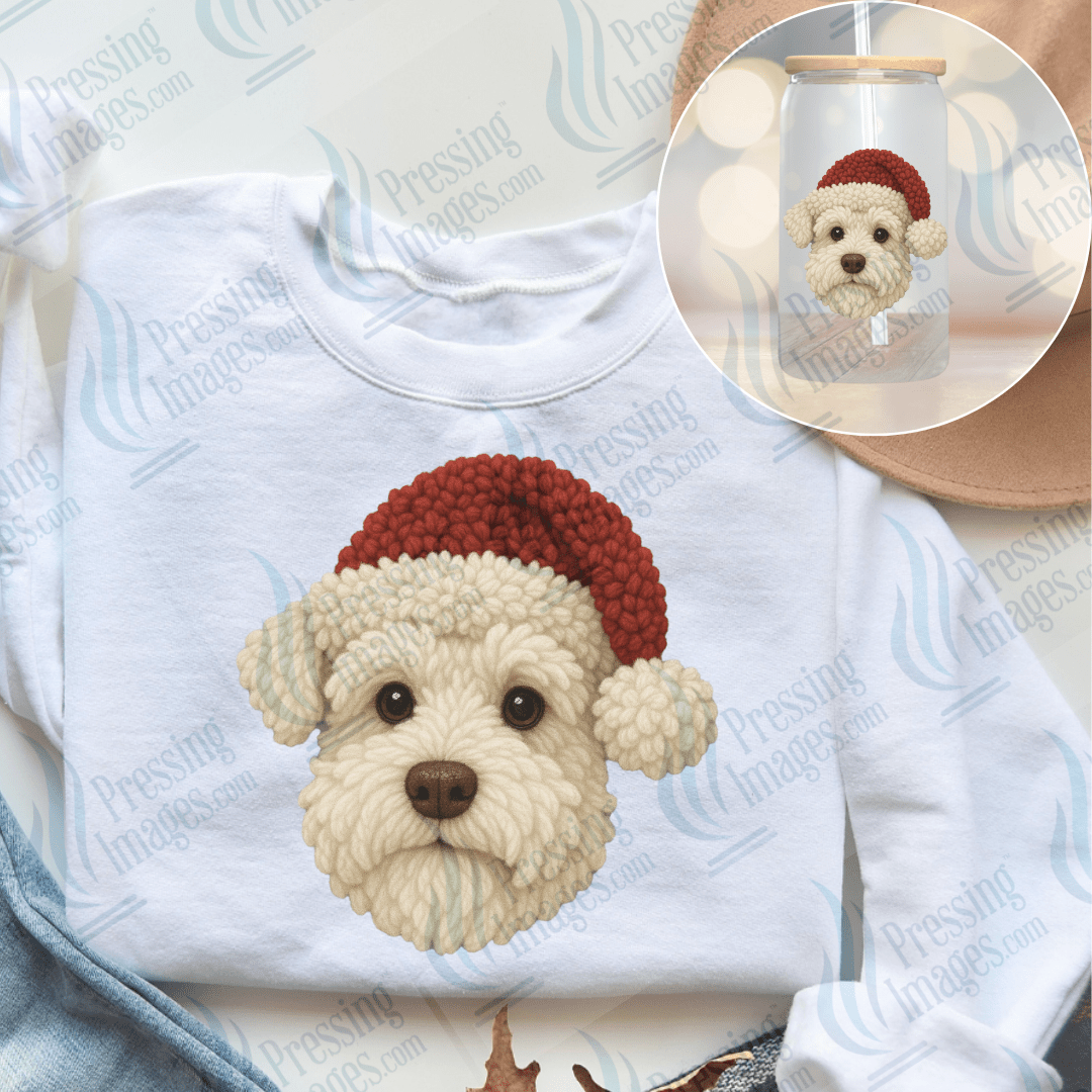 DTF 6671 Yarn Dog Collection - Pressing Images