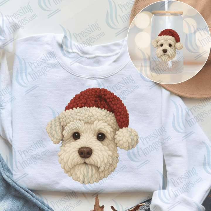 DTF 6671 Yarn Dog Collection - Pressing Images