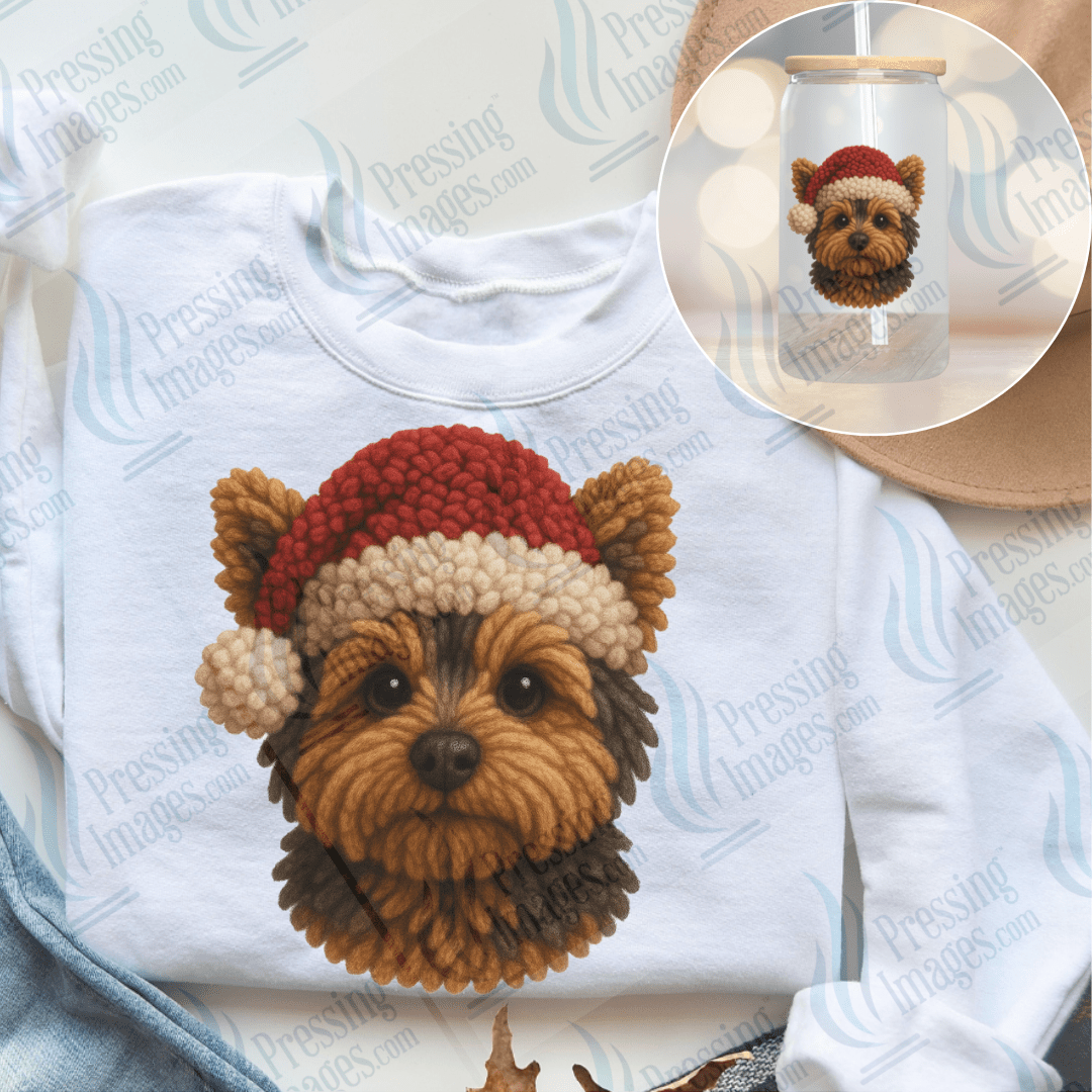 DTF 6671 Yarn Dog Collection - Pressing Images