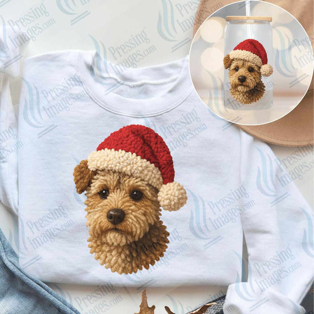 DTF 6671 Yarn Dog Collection - Pressing Images