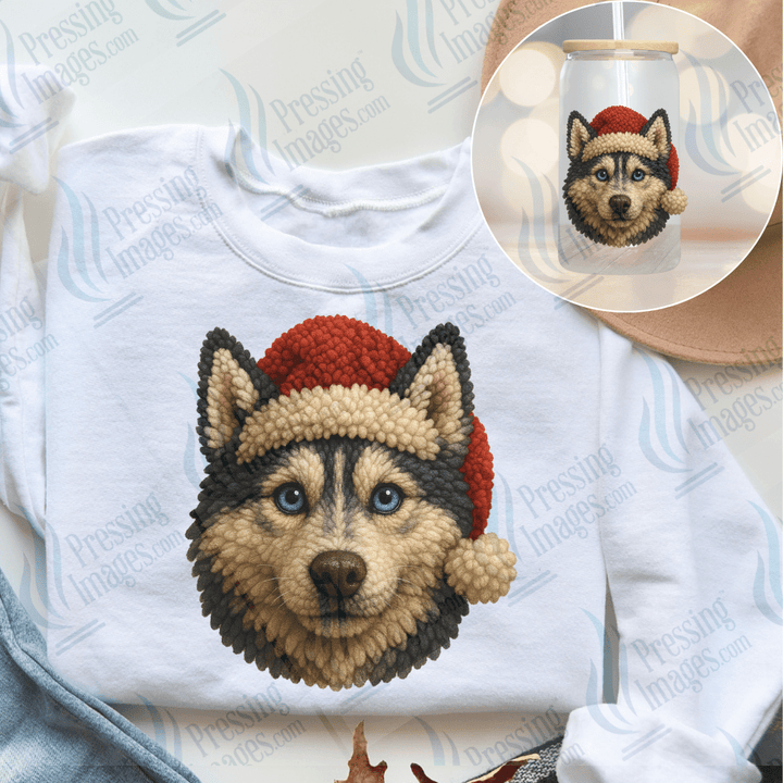 DTF 6671 Yarn Dog Collection - Pressing Images