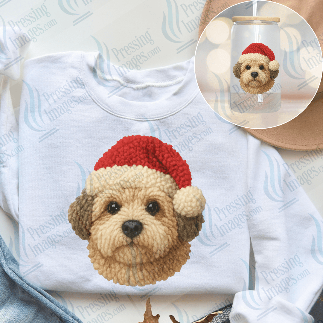 DTF 6671 Yarn Dog Collection - Pressing Images