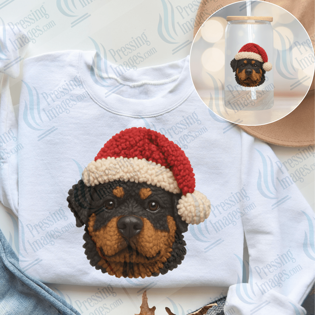 DTF 6671 Yarn Dog Collection - Pressing Images