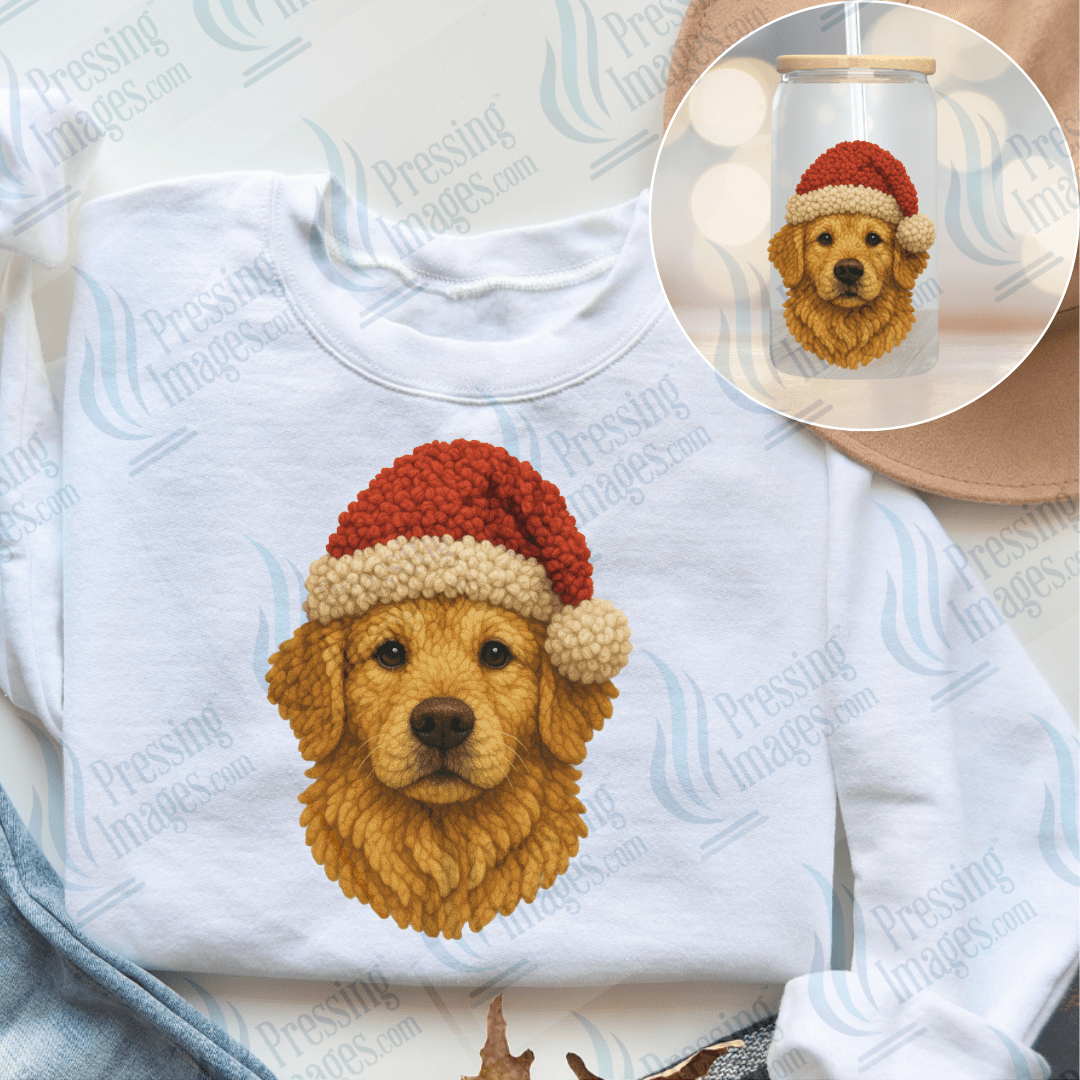 DTF 6671 Yarn Dog Collection - Pressing Images
